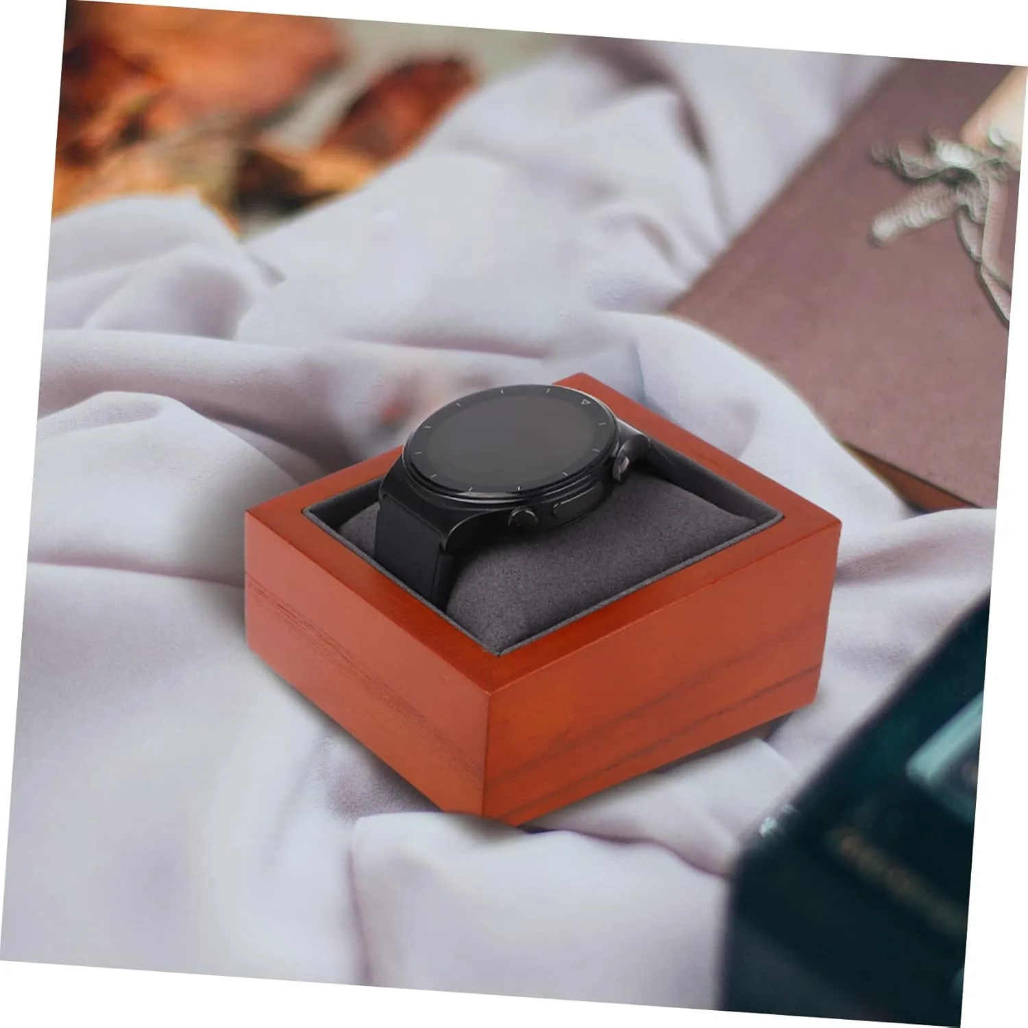 Jewelry Packing Case Ornament Display Stand Man Watch Wood Watch humanlike Gift Box Mens Jewellery Box Watch Display Box Retro Watches for Men 