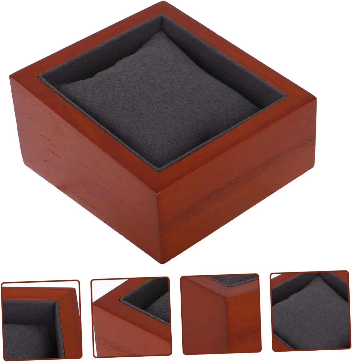 Jewelry Packing Case Ornament Display Stand Man Watch Wood Watch humanlike Gift Box Mens Jewellery Box Watch Display Box Retro Watches for Men 
