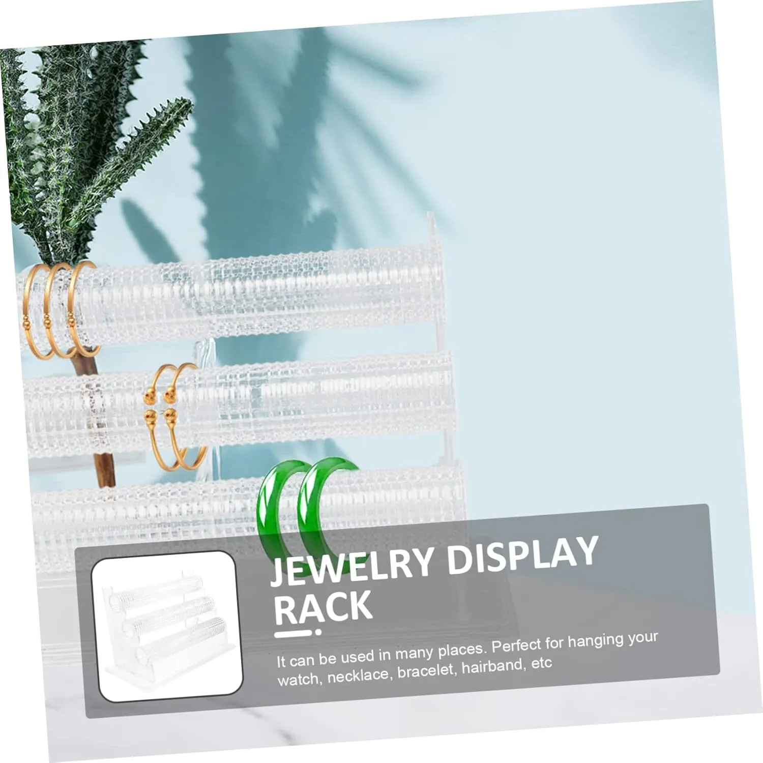 Jewelry Rack Watch Storage Decorative Jewelry Display vice establish Holder for Bangles SOIMISS Bracelet Display Stand Removable 