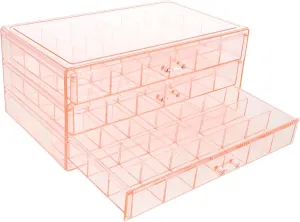 Jewelry Storage Case Transparent Earring Ring Necklace arsenic account Holder for Women Practical and Stylish Display Homoyoyo Jewelry Organizer Box 