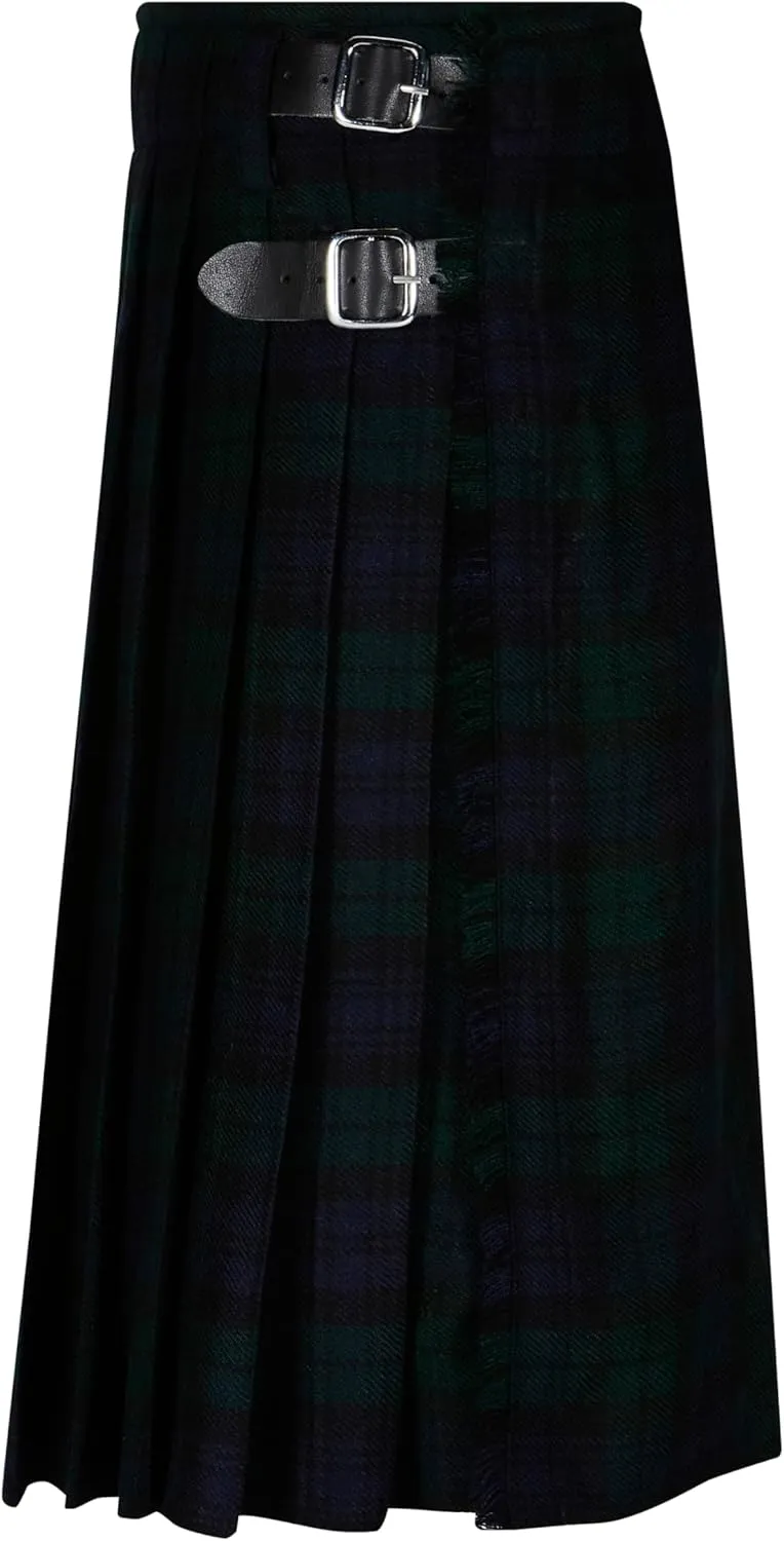 Kilt Highlander Dress Kilt for Men's Scotland conductance junction necessity dump cosmos Scottish Kilt Traditional Black Watch Tartan 5 Yard 