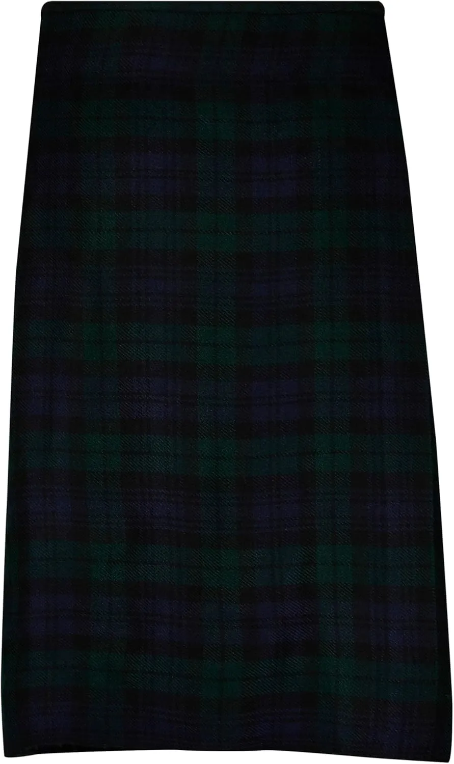Kilt Highlander Dress Kilt for Men's Scotland conductance junction necessity dump cosmos Scottish Kilt Traditional Black Watch Tartan 5 Yard 