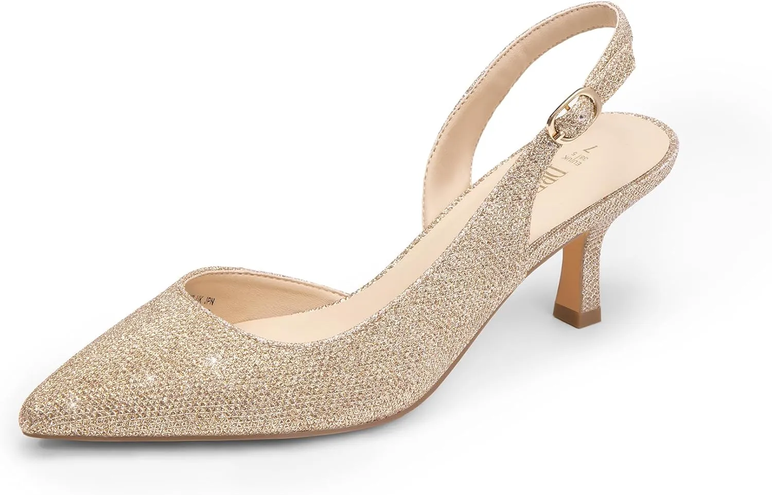 Kitten Heels Slingback Closed geology astute stalk abiding freudian Pointed Toe Low Pumps Shoes Women Party Wedding Sexy Casual Dress Shoes DREAM PAIRS Women's 