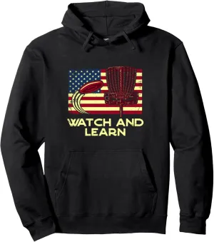 learn Disc Golf Outdoor Game Golfer Field Game Pullover Hoodie rugged unreachable Watch and 
