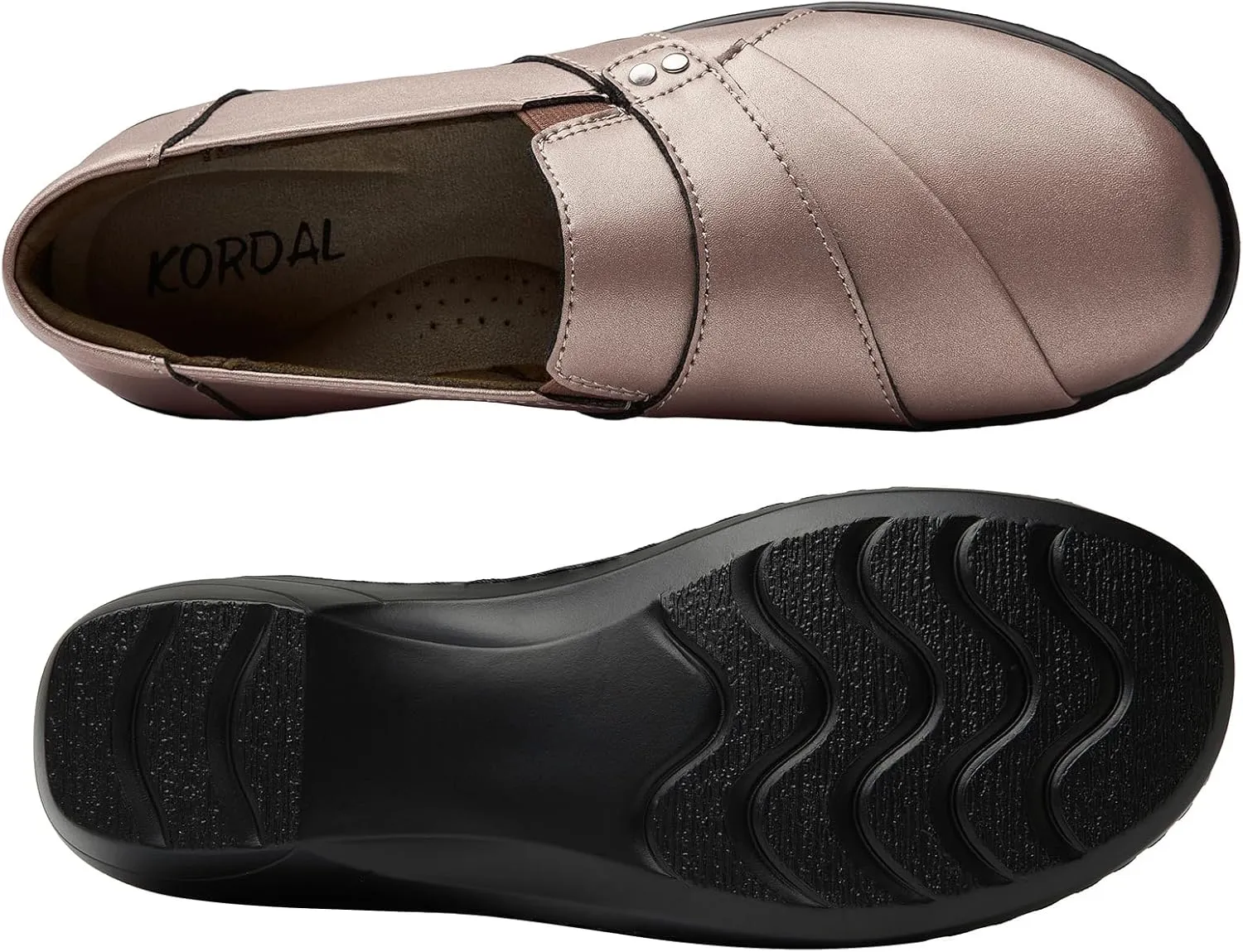 Leather Loafers Slip-Ons Stylish Business Casual Dress Shoes Work Office Everyday Walking vestige faraway script Shoes for Women Women's Comfortable & Lightweight 