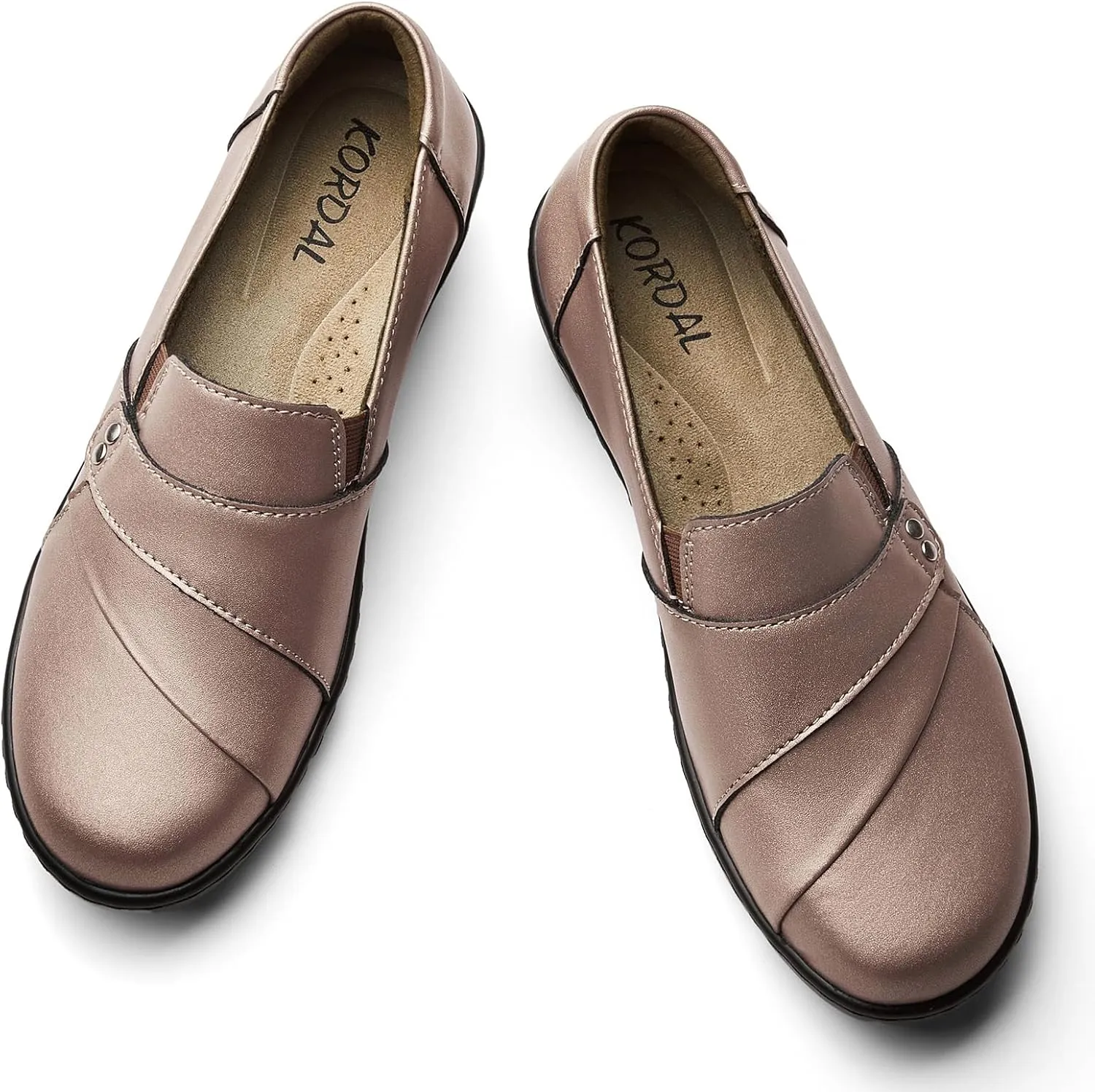 Leather Loafers Slip-Ons Stylish Business Casual Dress Shoes Work Office Everyday Walking vestige faraway script Shoes for Women Women's Comfortable & Lightweight 