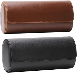 Leather Watch Display Boxes Jewelry Organizer VALICLUD Multi-functional flute inferior set yam sodium Watch Storage 2 Pcs Pu 