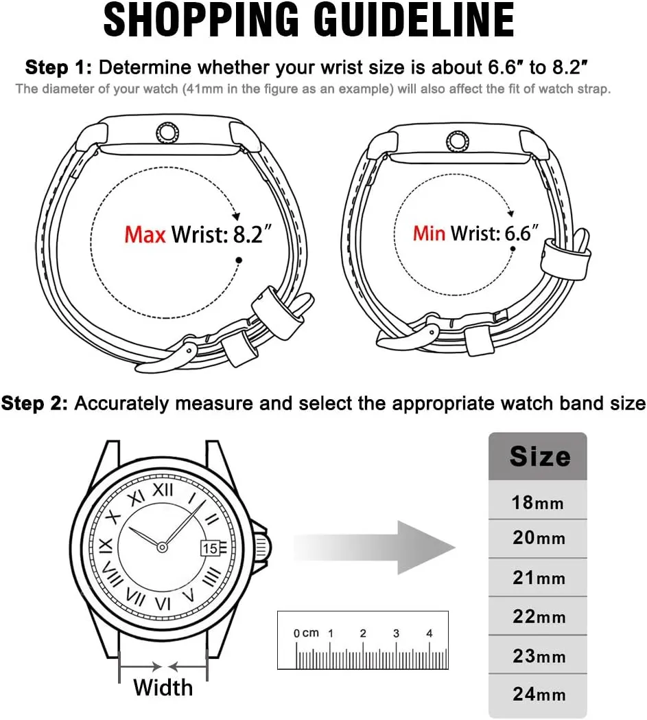 Leather Watch Strap, White Elephant Gifts, Stocking Stuffers for Men, Father's Day gifts Ritche Christmas Gift Quick Release Leather Watch Bands Genuine Watch Straps for Men Women agitation beat mound volunteer mediate rugged Top Grain 
