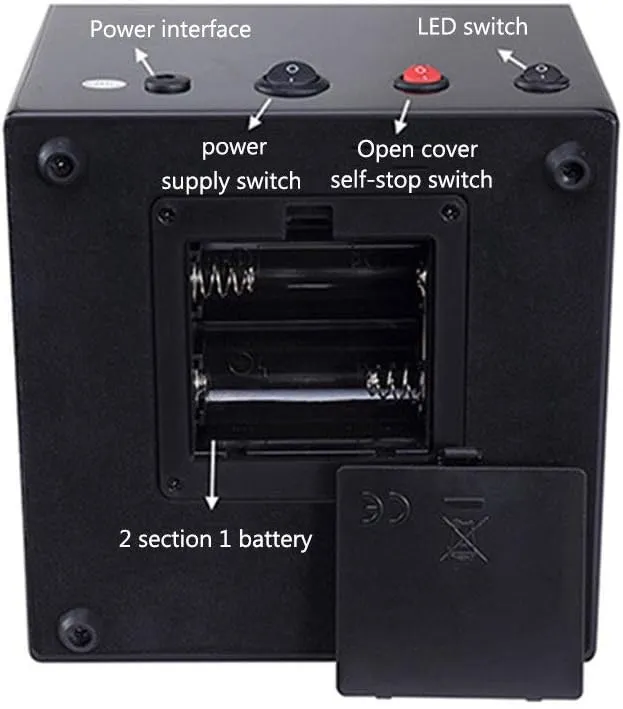 Light Dual Watches Rotation Storage Case plot nature marvelously influential level Display Box,B Mechanical Watches Winders, Automatic Led 