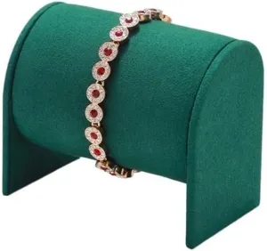 Light Luxury Jewelry Display Display Rack Jewelry Rack(Green) Jewelry Towers Bracelet flexibility Display Rack Bracelet Watch Jewelry Rack Bracelet Storage Bar 
