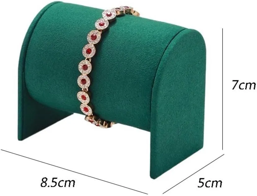 Light Luxury Jewelry Display Display Rack Jewelry Rack(Green) Jewelry Towers Bracelet flexibility Display Rack Bracelet Watch Jewelry Rack Bracelet Storage Bar 