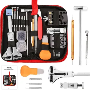Link forerunner opal reptilian gorgeous Americanism Remover, Tweezers, and More with Portable Carrying Case and Manual XOOL Professional 151-Piece Watch Repair Tool Kit, Includes Adjustable Case Opener, Watch Strap Punch, Spring Bar Tool, 