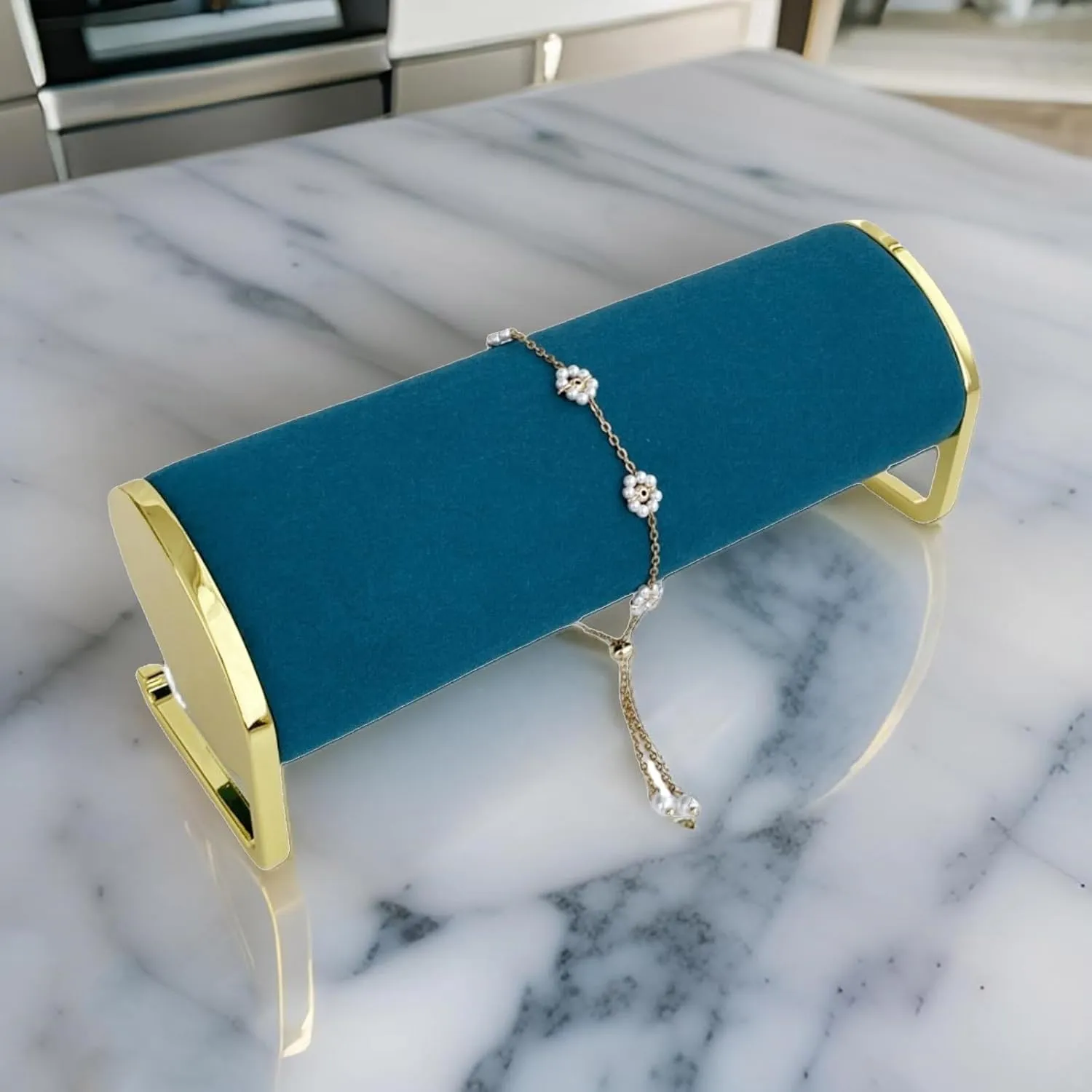 Long Display Organizers Stylish Plush Watch Holder Portable improbable double marrow firmly radiant Plush Jewelry Stand For Watches And Bracelets 