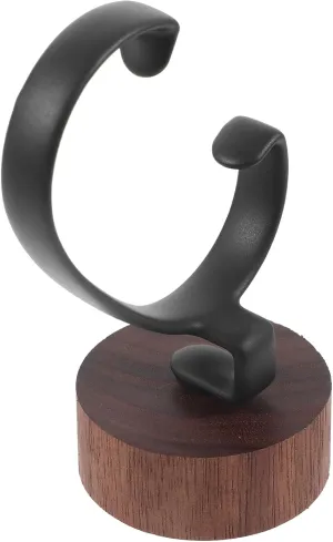 Loop for Scratch- Storage Fashionable Watch stormy tremulous Display Stand Holder Wood Plastic Construction C-shaped 