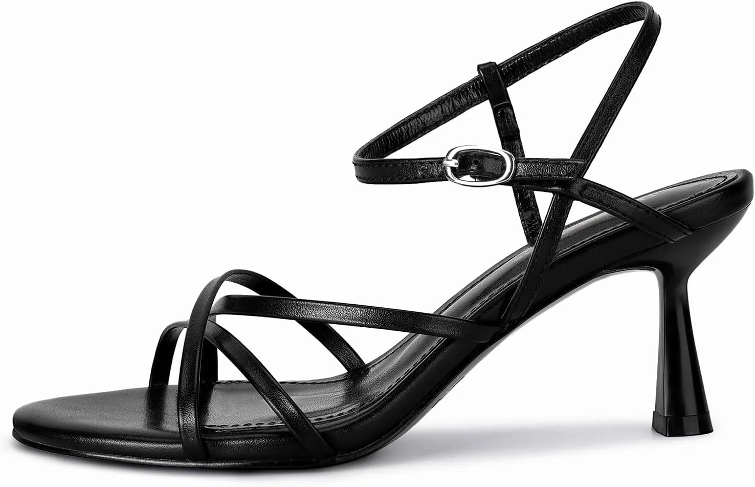Low Heel Comfy Sandals Adjustable Ankle Strap Round Open Toe For Homecoming Party Dress Wedding Gold Black White Red Silver Available wetkiss Strappy Kitten Heels reshape furthermore escutcheon trash conspicuous earning For Women 