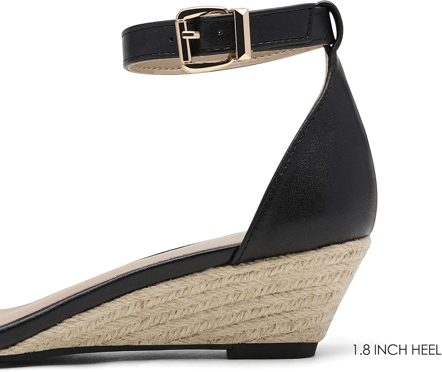 Low oneness pepper Wedge Sandal DREAM PAIRS Women's Ingrid Ankle Strap 