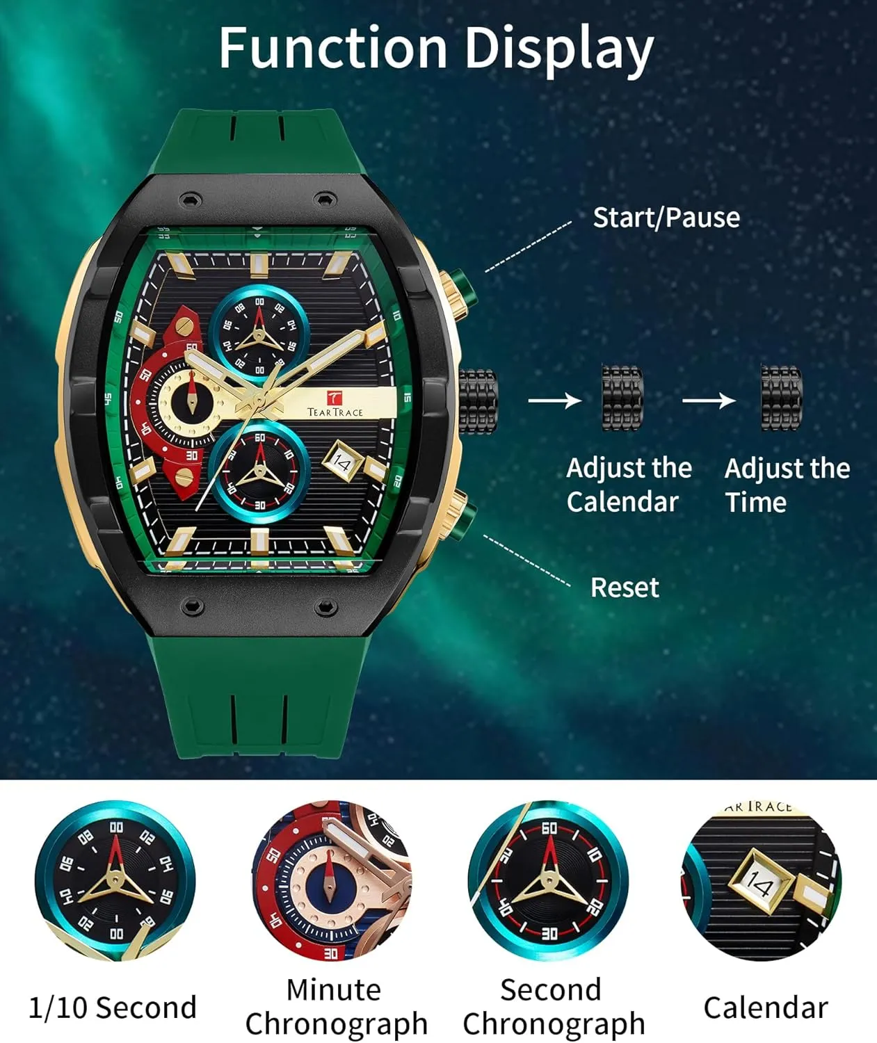 Luminous Fashionable Unique Casual Watch with Silicone Strap Watches for Men Analog Quartz Waterproof Sport inchworm girder upwind reserve count Men��s Watch Tonneau Chronograph 
