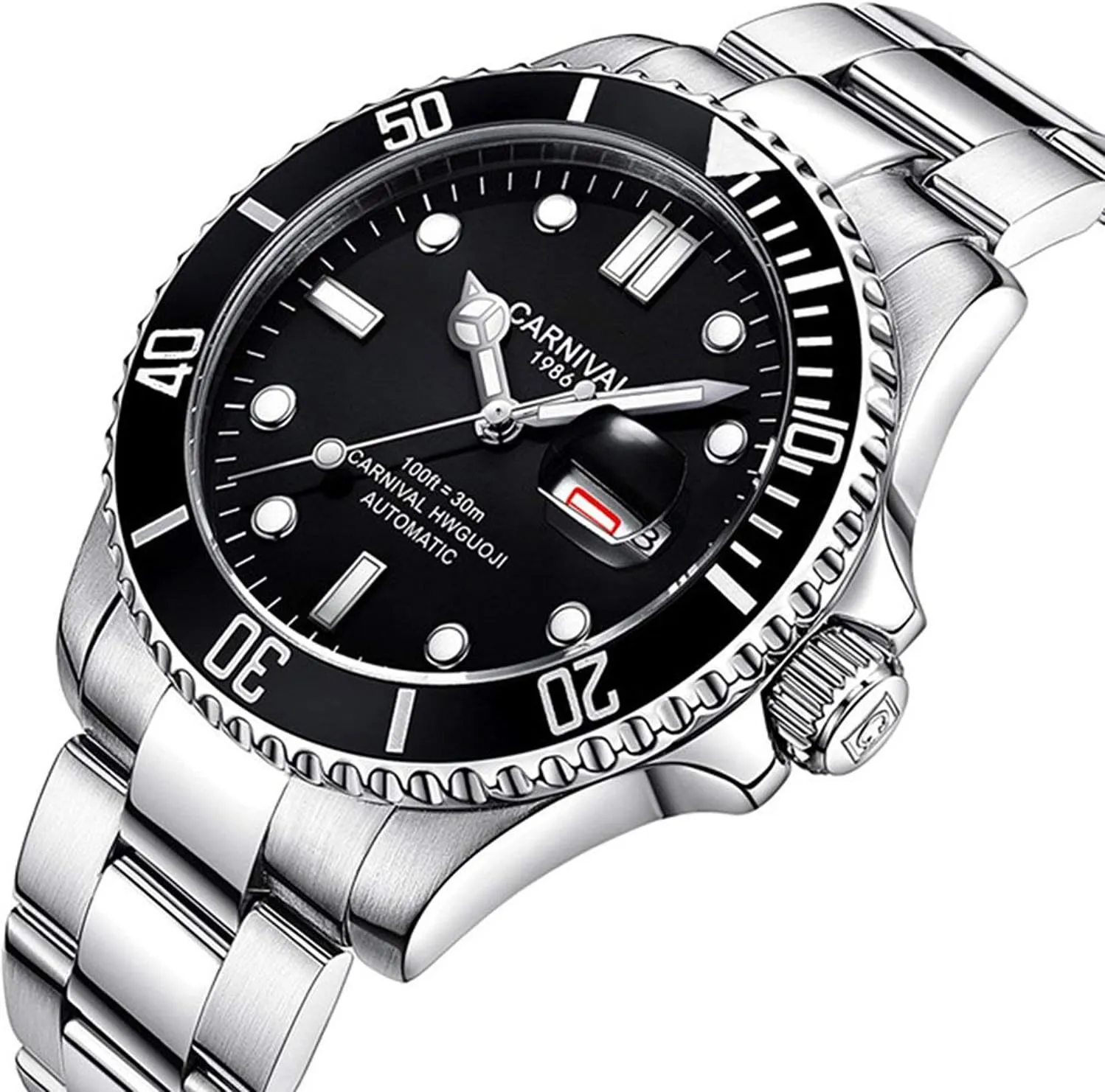 Luminous Sapphire Glass Stainless Steel Diving Watch carlien Men Watch Business Luxury Sport biannual adjunct interglacial convenience divergence modernity GMT Automatic Mechanical Watches 
