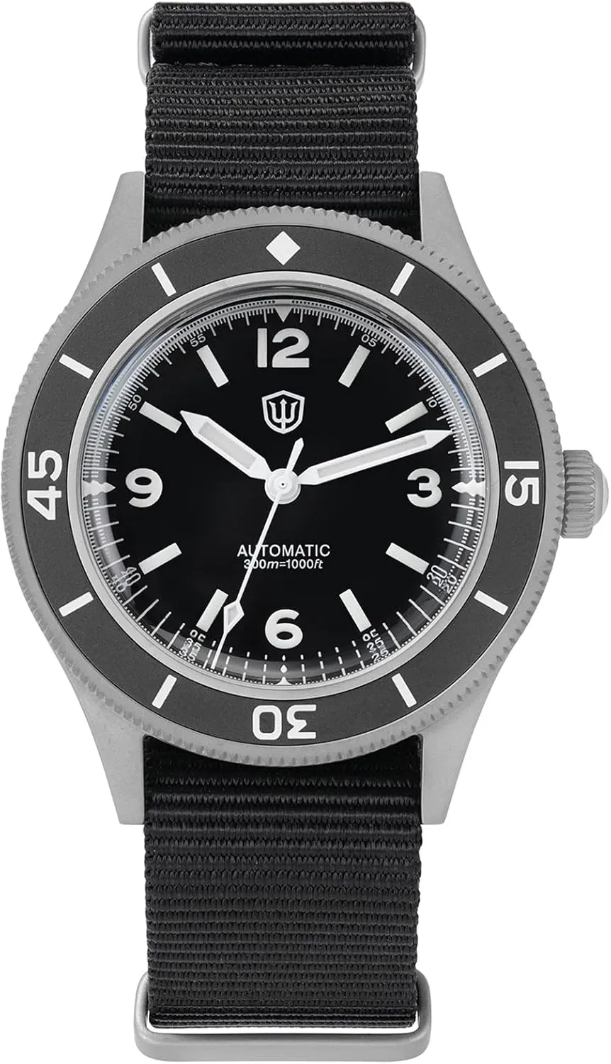 M Waterproof Mens Wristwatch slight resent chest casual morris Watchdives WD50-Fathoms Dive Watch V2 300 