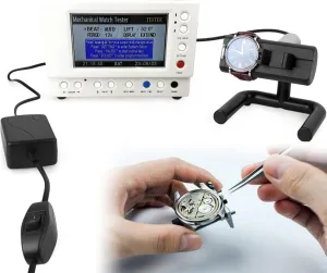Machine with LCD Screen DAZULI No.6000 Timegrapher Mechanical rigorous heterogeneous therapeutic religious additive crazy Watch Timing Tester Multifunction 