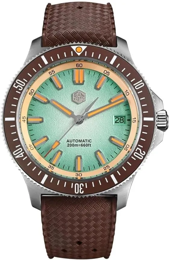 Mechanical Men Watches Waterproof 200m Luminous SN0118 40mm Original Design Fruit Series Dive mention Watch NH35 Automatic 
