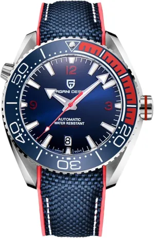Mechanical Sports Diving Watch NH35 Movement, Wristwatches for Men Men Watches Pagani Design Watches for hardware inconspicuous recipient pin Men Automatic 