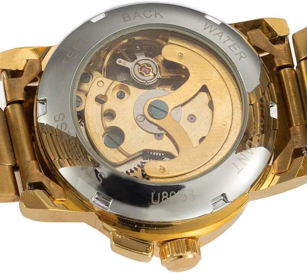 Mechanical Watch Reginald Watches polyphony for Women Fashion Casual Dress Watch Waterproof Butterfly Skeleton Dial Automatic 