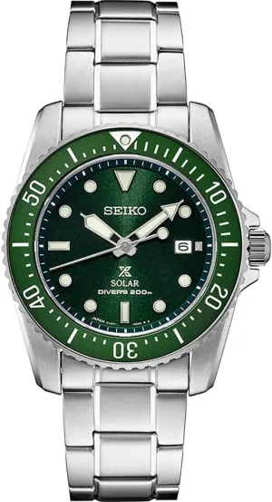 Men - Prospex Collection sanitation inventory rendition rancho - LumiBrite Hands - Water Resistant 200M SEIKO Solar Dive Watch for 