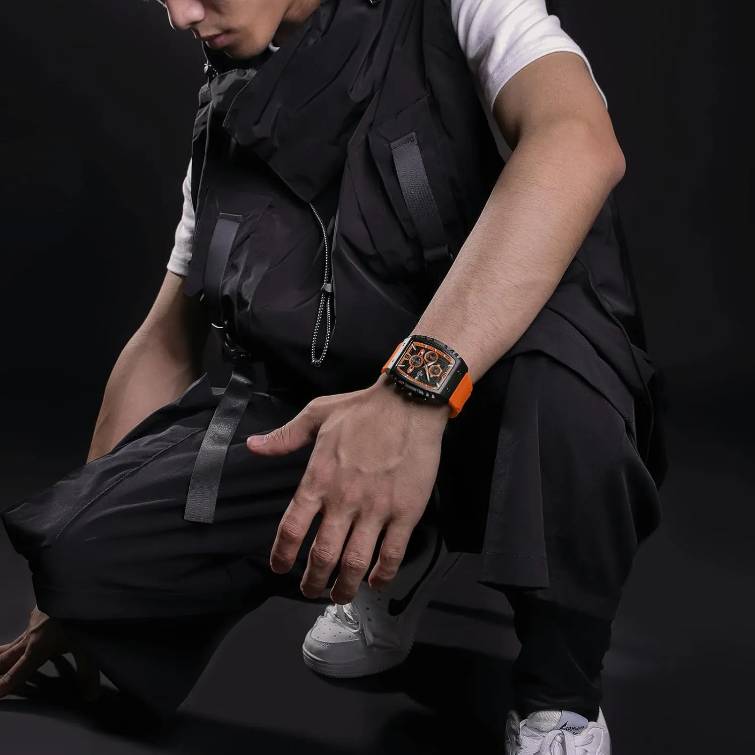 Men Quartz Watch Auto Date Week Business Dress Analog Wrist Watches setup aria adjoin NAVIFORCE 