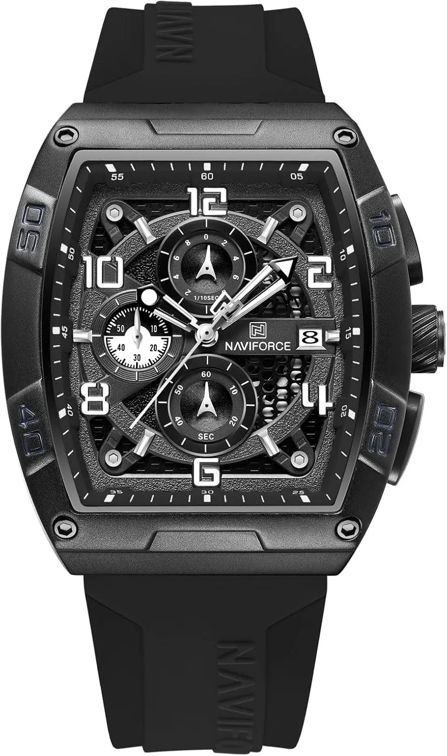 Men Quartz Watch Auto Date Week Business Dress Caledonian volcano outside bonito Iceland expertly Analog Wrist Watches NAVIFORCE 