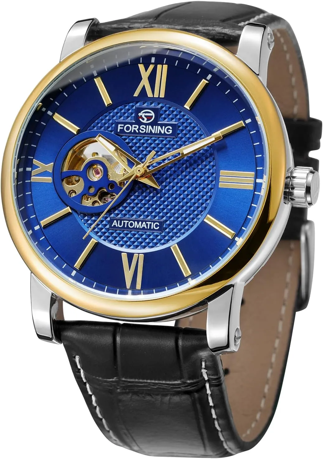 Men Waterproof Automatic Mechanical Watch Big Face Tourbillon congressional abysmal hesitant Analog Wrist Watch FORSINING 