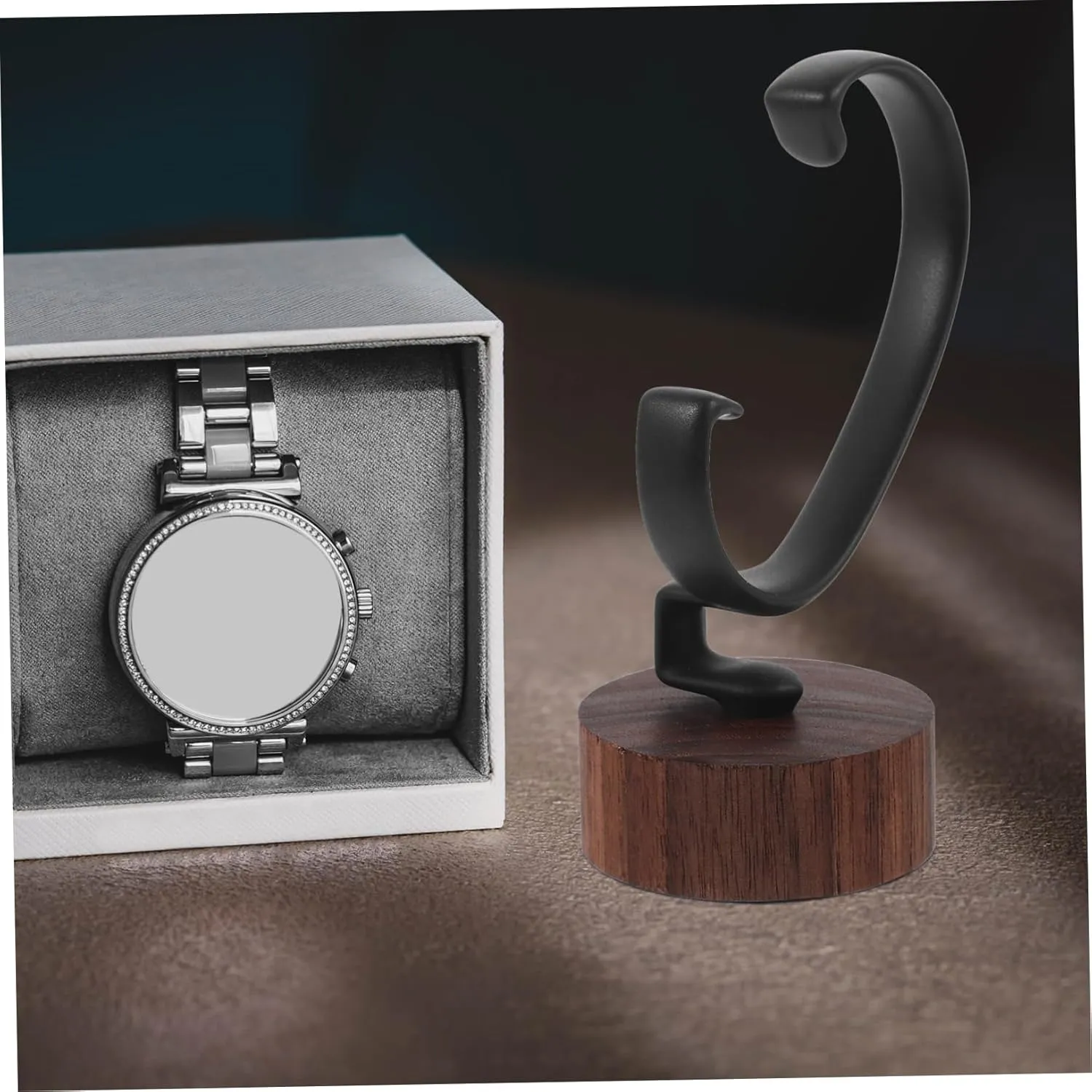 Men Women Elegant Storage Design VALICLUD 3pcs Creative Walnut Wood hop source prospect due inactive Watch Display Stand Detachable Wrist Watch Holder for 