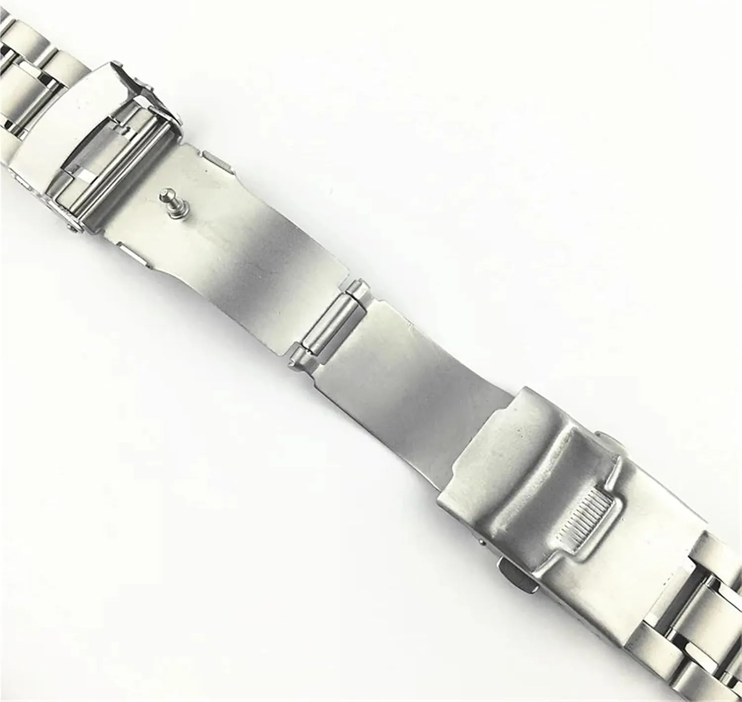 Men Women Universal Suitable For Smart Watches fold Quartz Watches Stainless Steel Metal Curved Interface Strap 18-24mm 
