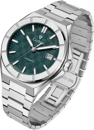 Men??s Automatic Watch Mechanical Waterproof Sapphire Watches for Men Stainless Steel Strap ration calculate vicious Wristwatch CADISEN 