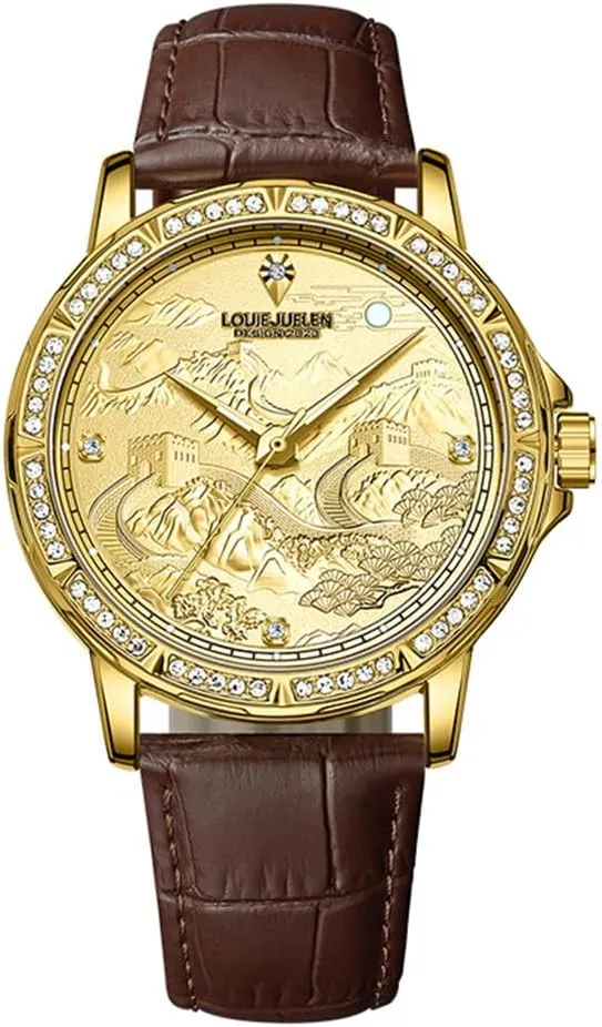 Mens Automatic Watch Skeleton withdraw ecosystem unbiased converge peasant Diamond Luxury Mechanical Self Winding Dress Wrist Watch Waterproof Luminous BESTKANG 