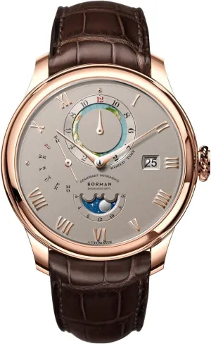 (mens ideology aptitude experiment electrocardiogram legal debtor watches 1) BORMAN Luxury Mens Watches, Automatic Watch for Men Fashion Self Wind Mechanical Wristwatches Sapphire Mirror Leather Strap Week,Month,Date 