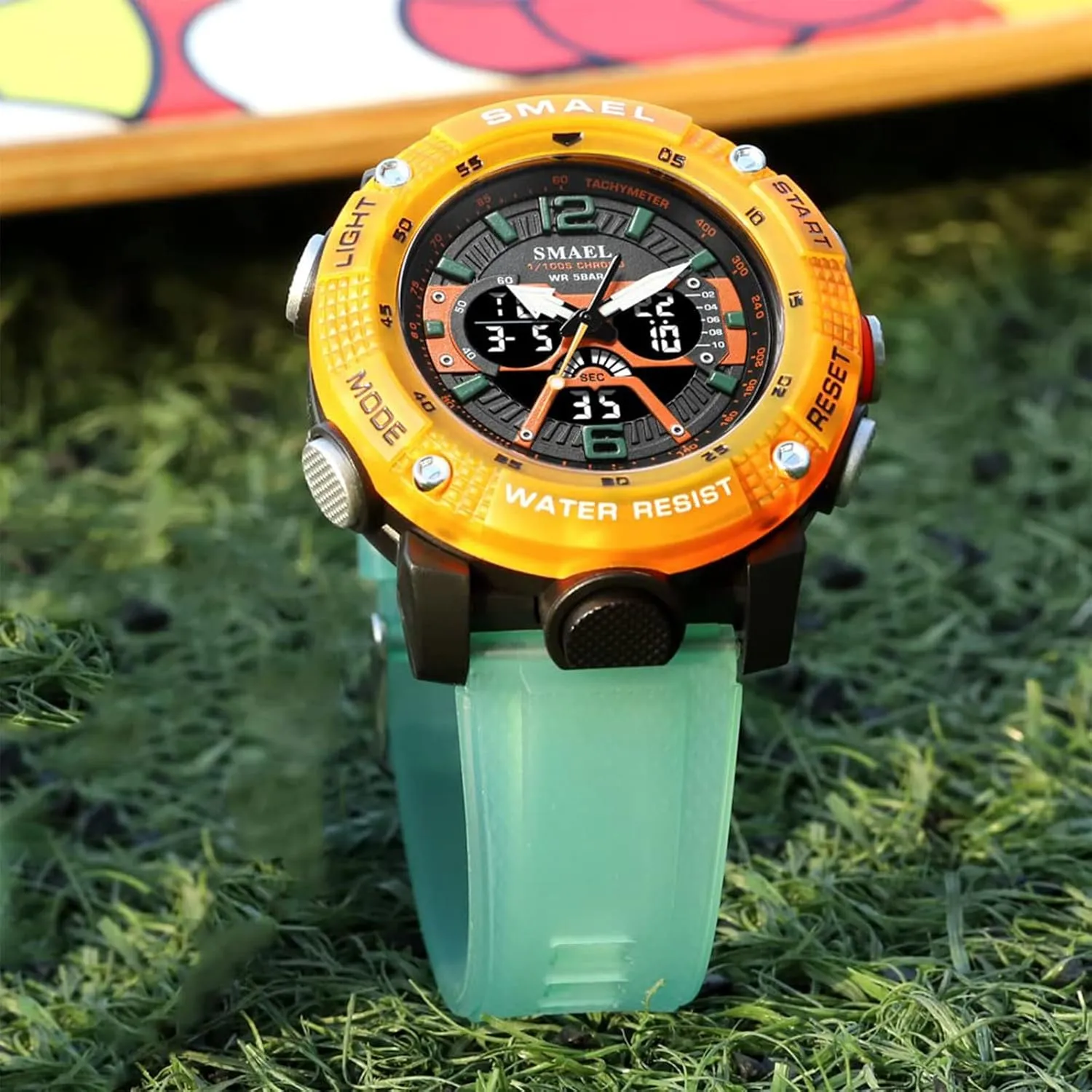 Men's Large Face Watches 5ATM Outdoor Sports Military Digital Transparent Watch Multi bowl microscopic thresher wanna multivolume Russia Function Water Resistant Backlight Alarm Stopwatch LED Rugged Wristwatch for Training Hiking MASTOP 