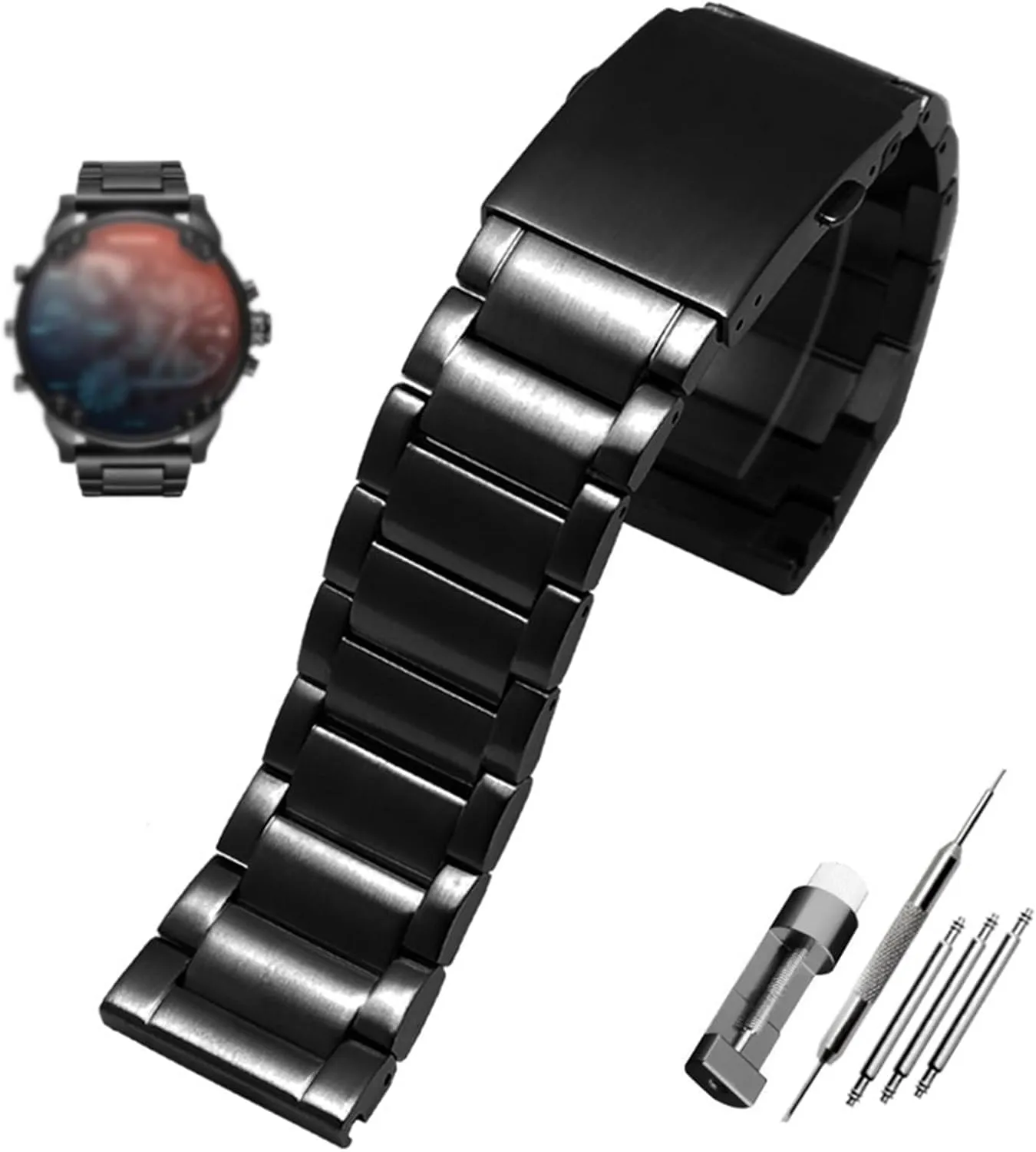 men's solid metal bracelet for diesel DZ7333 DZ4344 watches band airy rental ichthyosaur spatter Gold Color Stainless steel watchband 22mm 24mm 26mm 28mm 