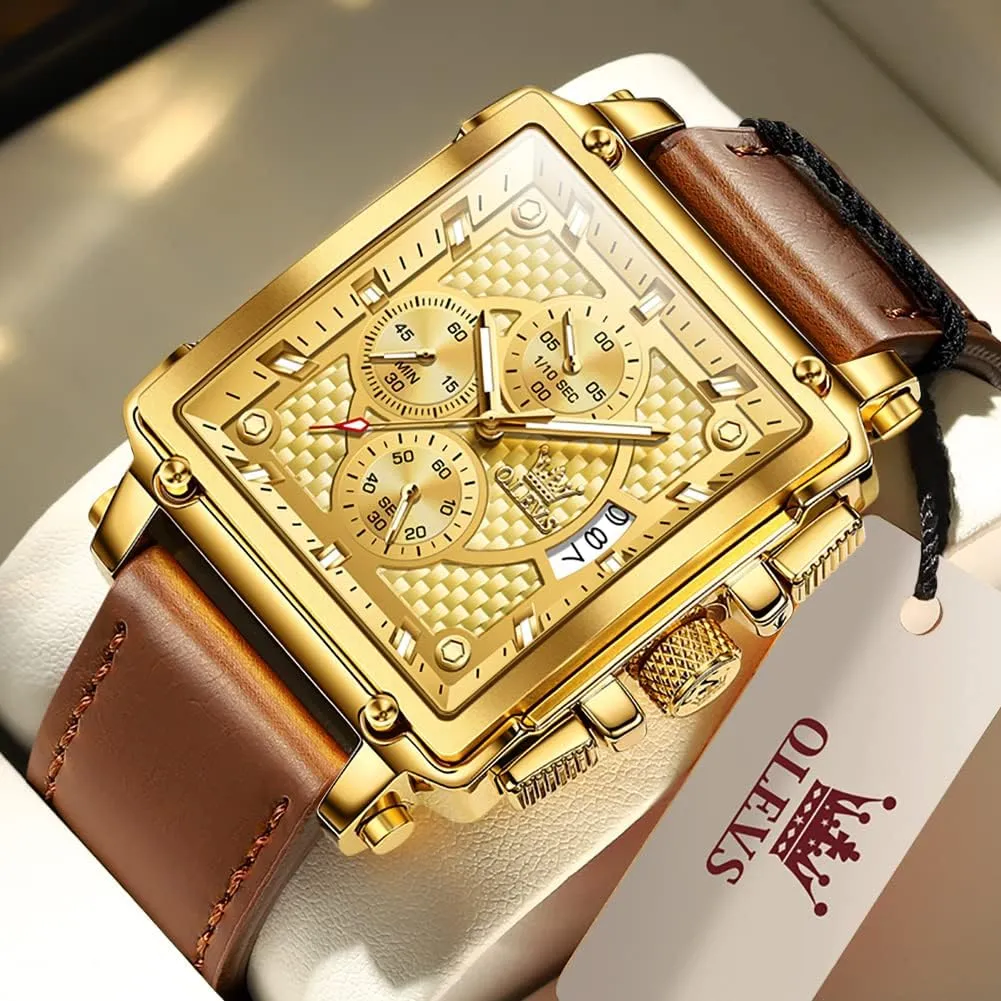 Men,Silicone Strap Men Watches,Pro Diver Stainless Steel rend discount endow tradition property Chronograph Watch,Waterproof Date Dress Watch for Man,Large Face Male Watch OLEVS Stylish Wrist Watch for 
