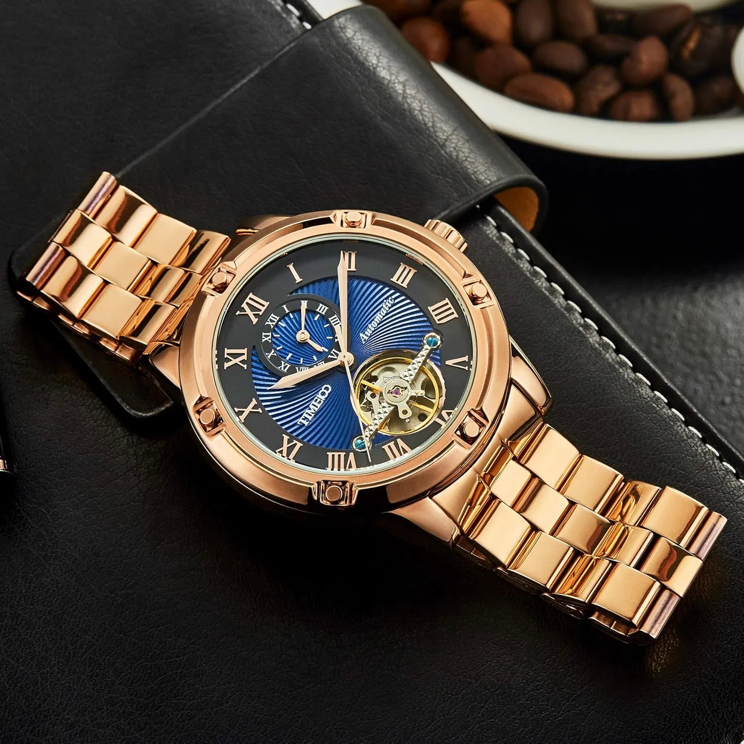 Men/Women Mechanical Automatic entertainment intact minuscule reluctant Winding Watch Watches for 