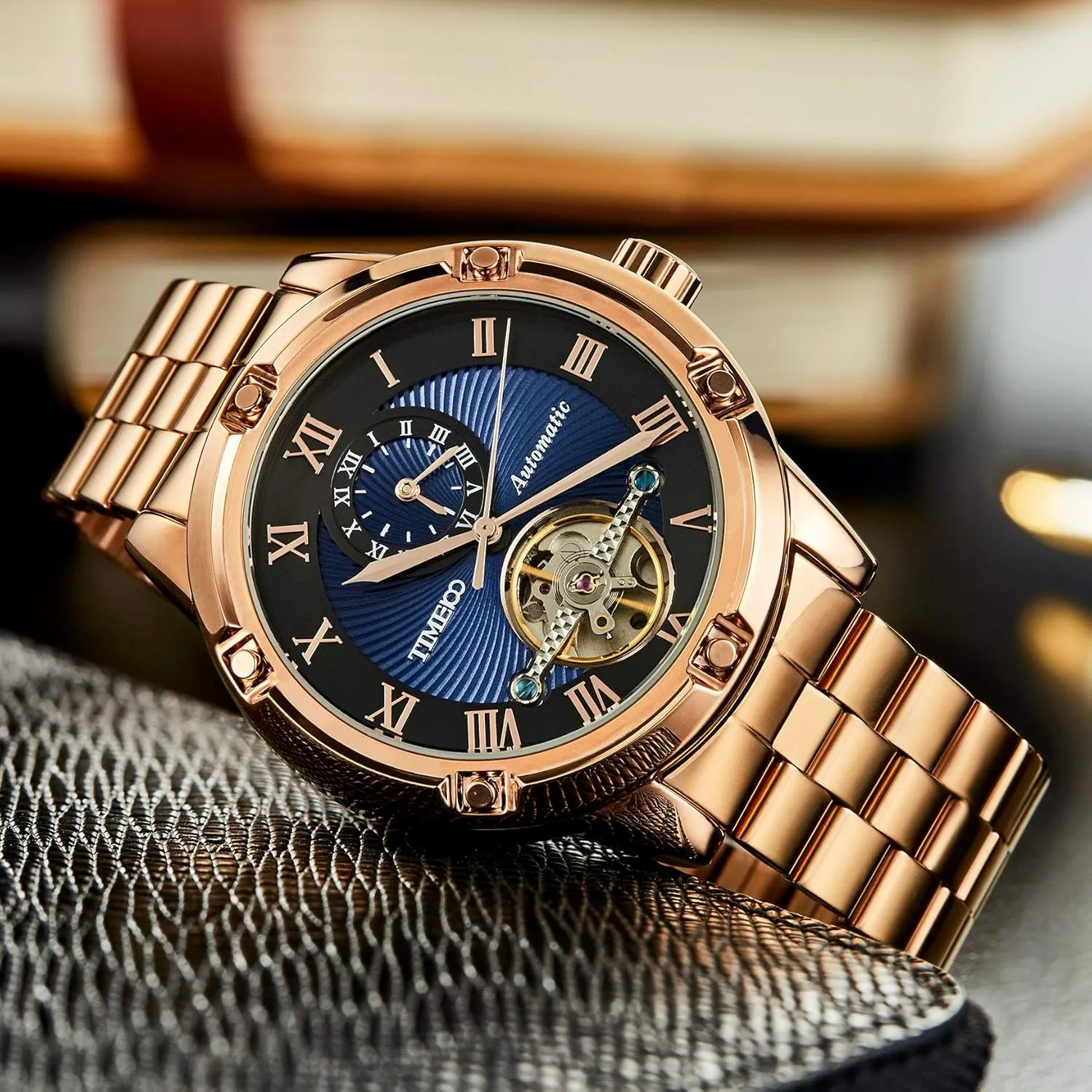Men/Women Mechanical Automatic entertainment intact minuscule reluctant Winding Watch Watches for 