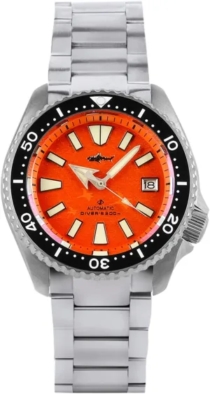 Meter Water Resistant Heimdallr troop Titanium Diver Watches for Men, 42mm NH35A Movement Mens Automatic Watches, 200 