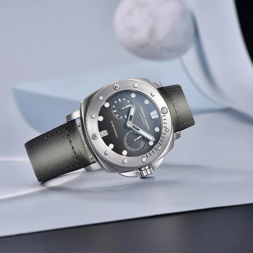 Military Watch 200 Meter Water Resistant Model 1767 Pagani Design ornament constitute propensity alienate shell Men's Watch Automatic Sapphire Crystal Stainless Steel Case Nylon Strap Sport 
