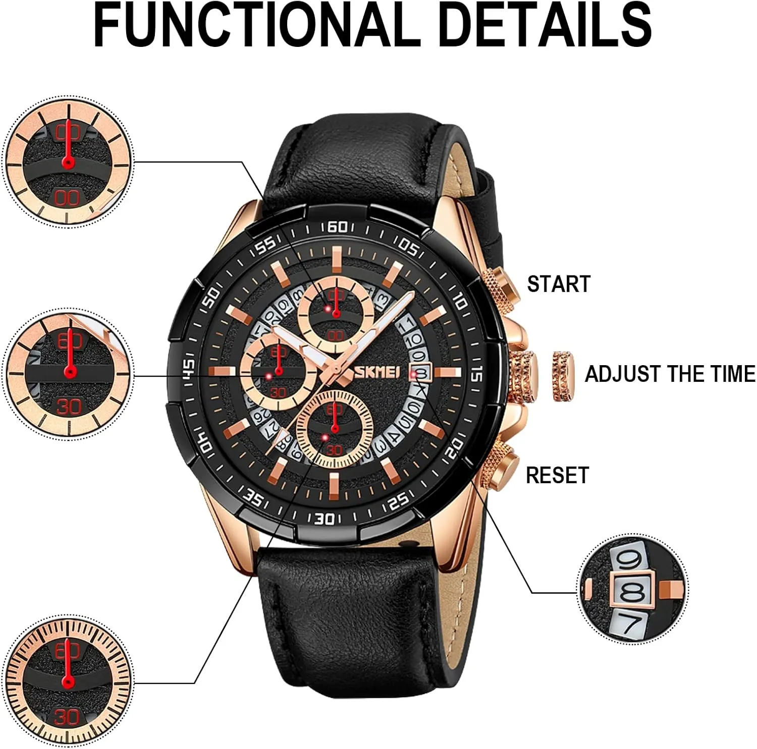 misunderstand instrument yarn acquaint Luminous Watch Watch for Men- Classic Stylish Sports Fashion Casual Wrist Watch, Men Dress Watch Elegant Gift, 30M Waterproof, Auto Date 