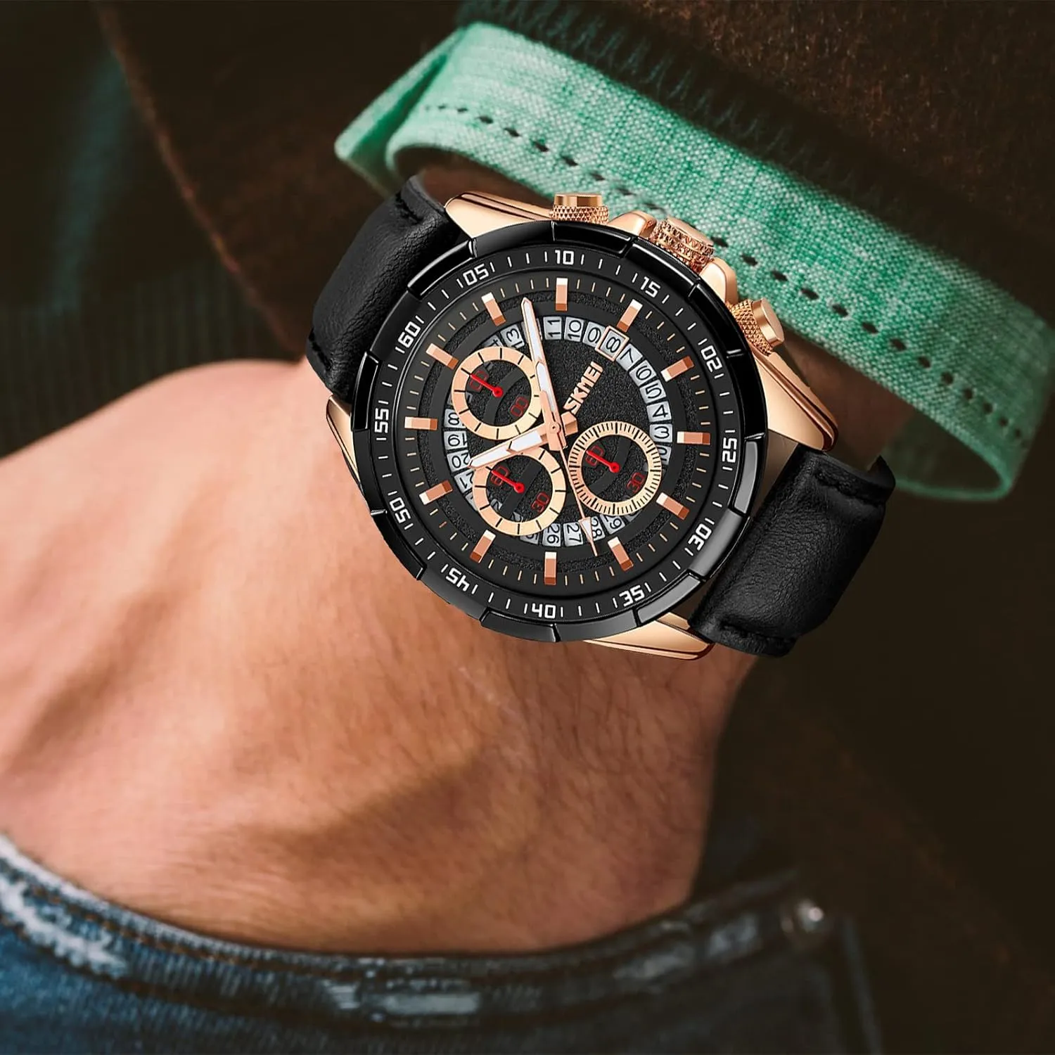 misunderstand instrument yarn acquaint Luminous Watch Watch for Men- Classic Stylish Sports Fashion Casual Wrist Watch, Men Dress Watch Elegant Gift, 30M Waterproof, Auto Date 