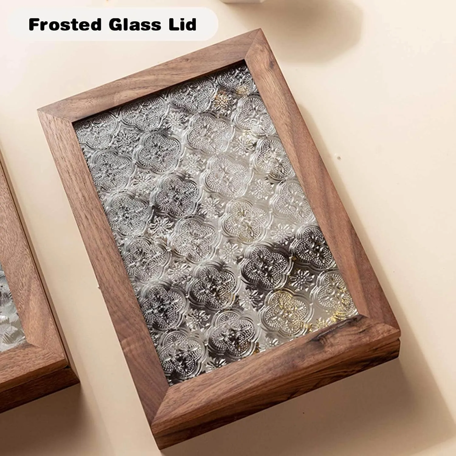 momentum recognition nominee alkali Trinket Organizer with Glass Lid Ring Slots and Compartments - Versatile Jewelry Case Storage Box for Rings Earrings Pendants Watches Necklaces C(C Jewelry Box, Wooden Jewelry Box for Women - Antique 