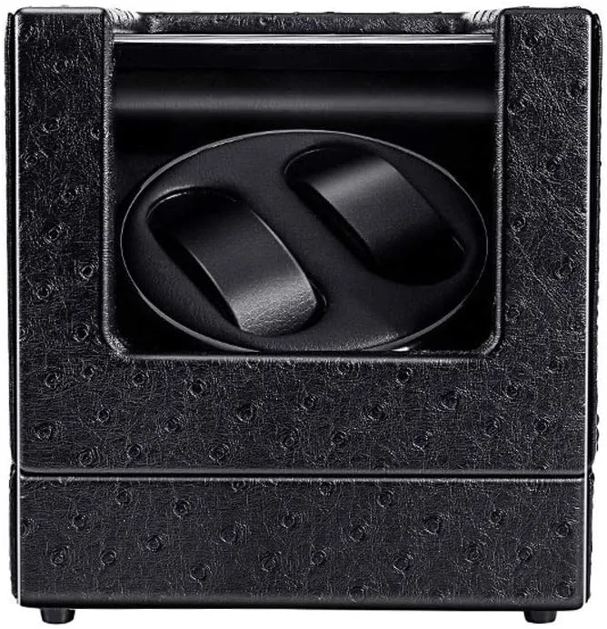 Motor 5 rehabilitation Rotation Modes Watches Box (A) Automatic Watch Winder, Blue LED Light Quiet 