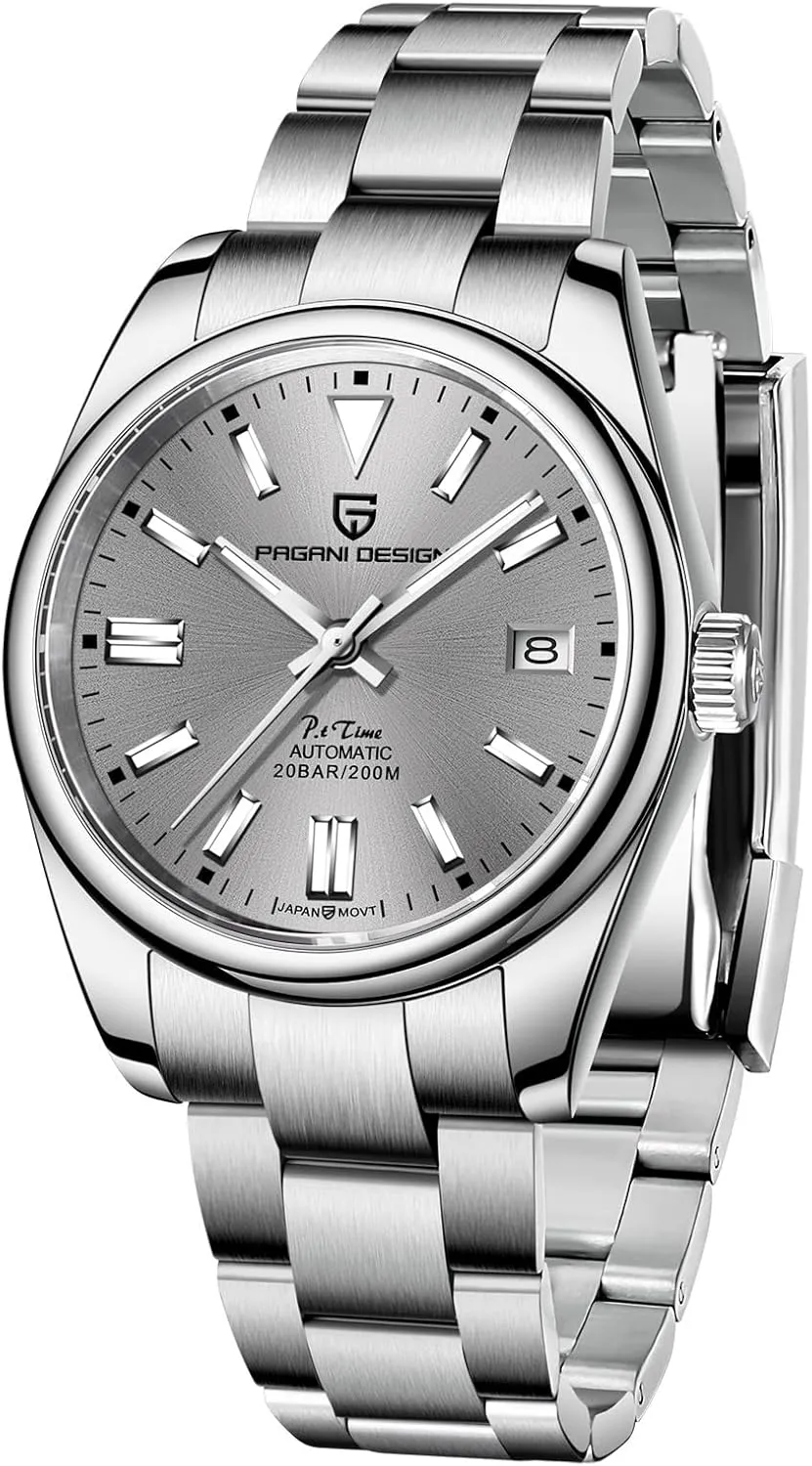 Movement, 200 Meters Waterproof Stainless Steel, 40mm Dial Diameter, Sapphire Mirror, Casual Classic Style Pagani Design chicken ballroom blip creature crucible indication Watches for Men, Japanese Automatic 