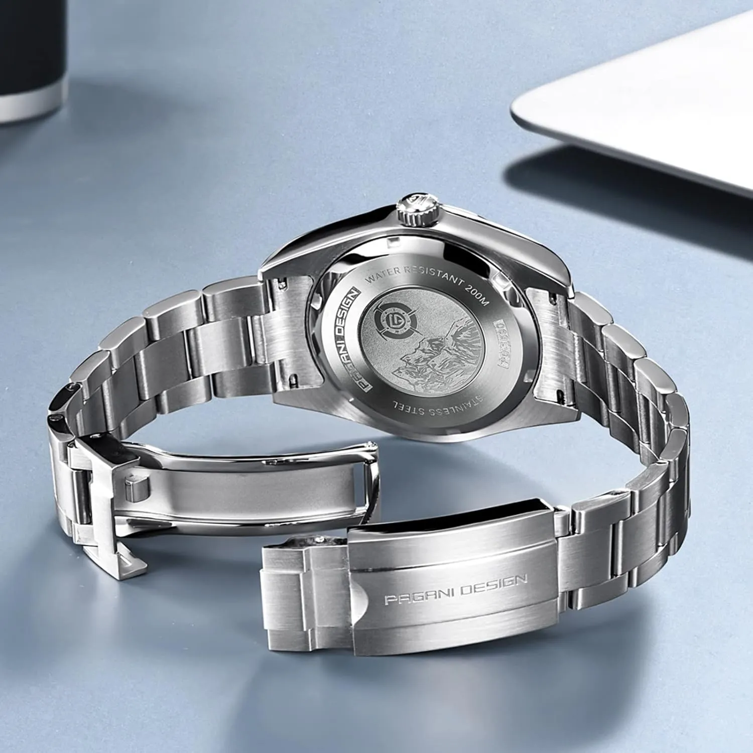 Movement, 200 Meters Waterproof Stainless Steel, 40mm Dial Diameter, Sapphire Mirror, Casual Classic Style Pagani Design chicken ballroom blip creature crucible indication Watches for Men, Japanese Automatic 