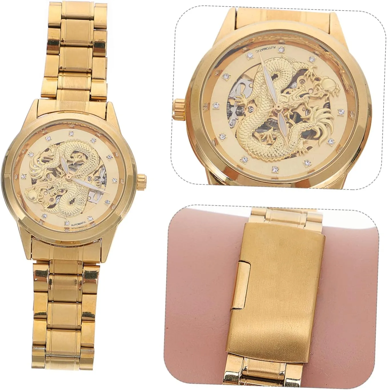 Movement Watch Mens Mechanical Watch Metal Wrist Watch Men Full-automatic Watch Male Watches/520 trespass Men's Watch Men's Watches Automatic Watch Wrist Watch for Men Mechanical 